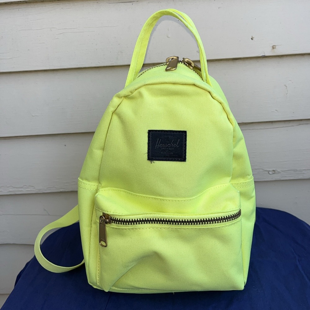 The Herschel Nova‎ X-Small Backpack Yellow Leisure Urban Style Retro Chic